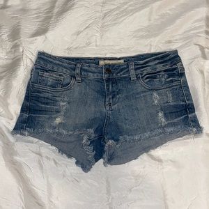 Daisy Duke jean shorts from F21 (size 26)